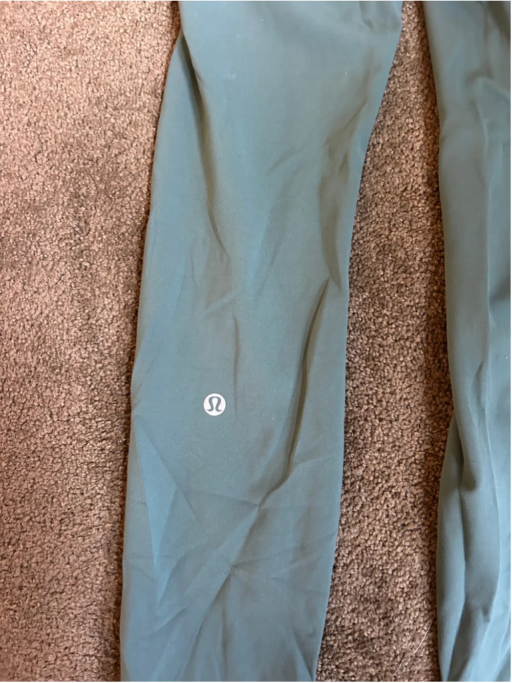 Lululemon Wunder Train High-Rise Leggings w/Pockets in Grey Eucalyptus, Sz 4
